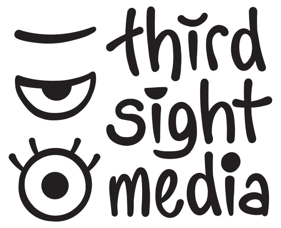 ThirdSight Media LLC logo, depicting the company name and an eye in three stages of opening